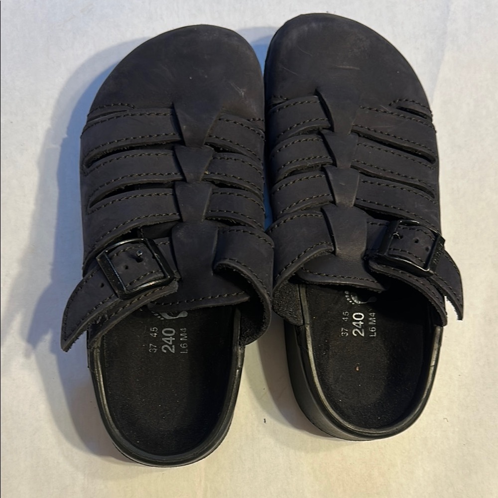 Black Tatami Birkenstock Size 37 Strap Clog. NWOT